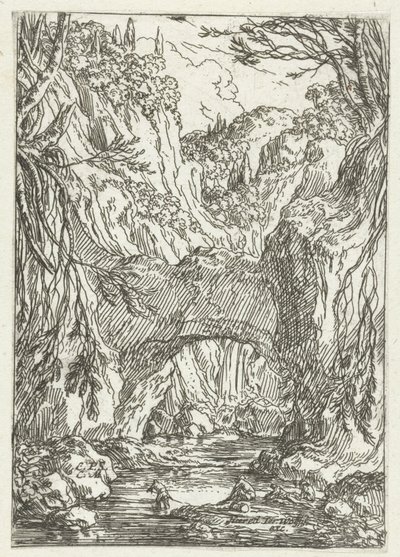 Paesaggio con ponte di roccia da Jonas Umbach