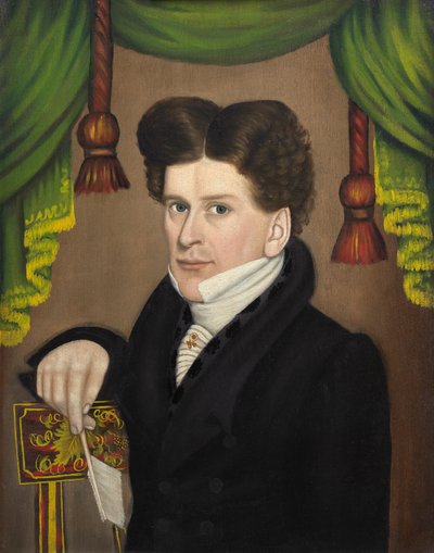 Uomo con una penna da Jonas Welch Holman