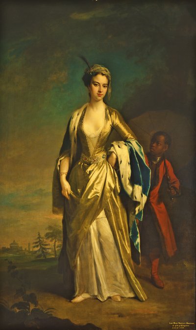 Lady Mary Wortley Montagu, c.1725 da Jonathan Richardson