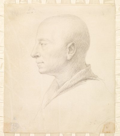 Autoritratto di profilo, 7 ottobre 1732 da Jonathan Richardson