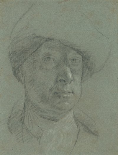 Autoritratto con cappello di stoffa da Jonathan Richardson the Elder