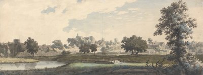 Il fiume Stour, la chiesa di Santa Mildred e il castello di Canterbury da Jonathan Skelton