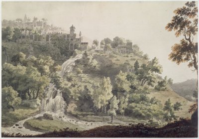 Tivoli: Una vista della Villa di Mecenate, 1858 da Jonathan Skelton