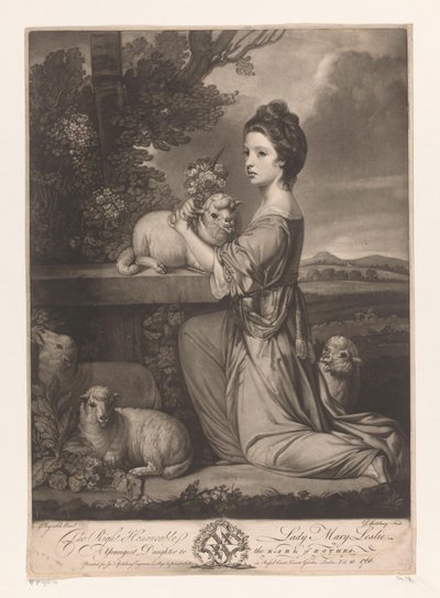 Ritratto di Mary Leslie da Jonathan Spilsbury