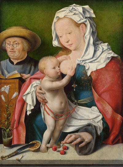 La Sacra Famiglia da Joos van Cleve
