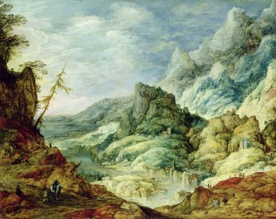 Paesaggio alpino da Joos or Josse de Momper