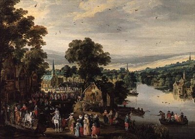 Festa del Villaggio da Joos or Josse de The Younger Momper