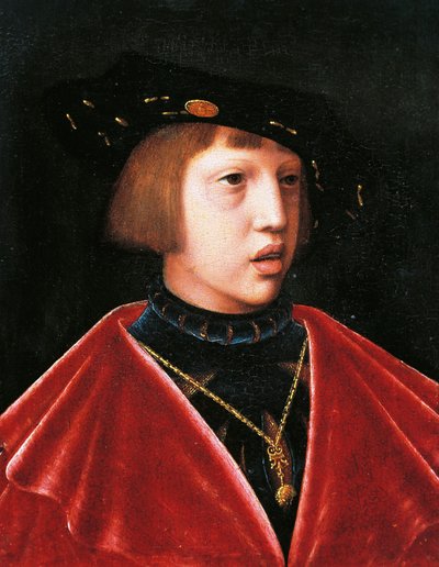 Ritratto di Carlo V da bambino da Joos van (attr. to) Cleve