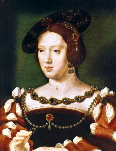 Ritratto di Eleonora, Regina di Francia, c1530-1540 da Joos van Cleve