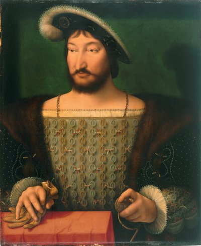 Ritratto di Francesco I, re di Francia da Joos van Cleve