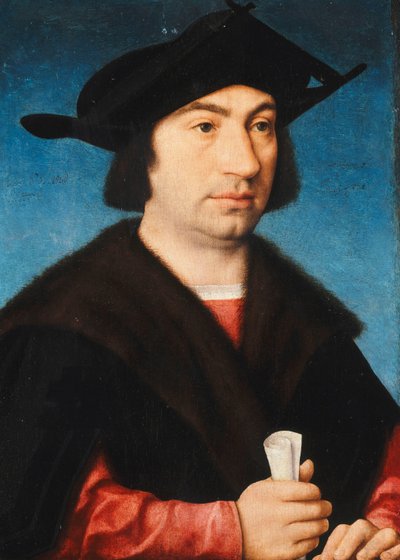 Ritratto di Stefano Raggio, a mezzo busto da Joos van Cleve
