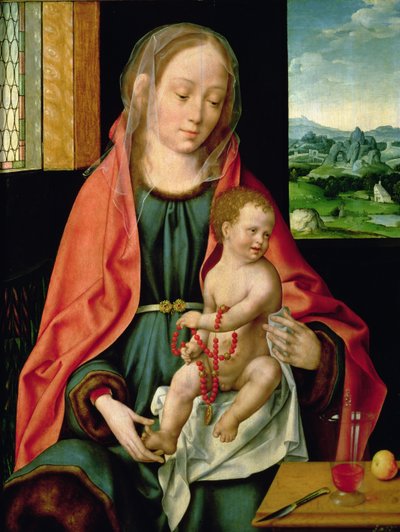 Vergine e Bambino da Joos van Cleve