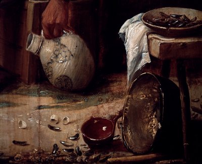 Primavera o Pranzo di cozze (dettaglio) da Joos van Craesbeeck