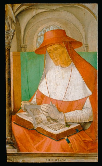 Girolamo, Santo, Padre della Chiesa ... da Joos van Gent (fl.1460-75)