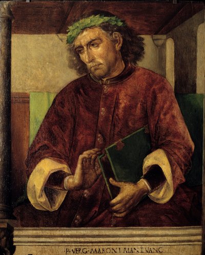 Ritratto di Virgilio, poeta e scrittore romano da Joos van Gent (fl.1460 75)
