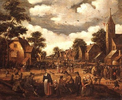 Scena di villaggio da Joost Cornelisz