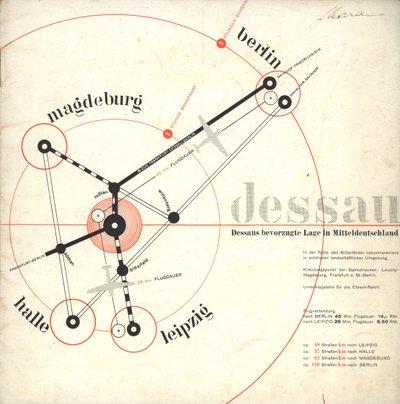 Dessau: sul terreno della vecchia cultura da Joost Schmidt