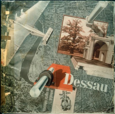 Prospetto della città di Dessau da Joost Schmidt