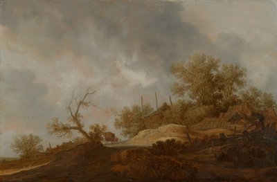 Paesaggio ai margini di un villaggio da Joost de Volder