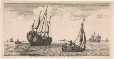 Attracco della nave postale da Joost van Geel