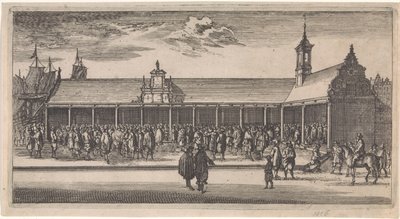 Veduta della Borsa di Rotterdam da Joost van Geel