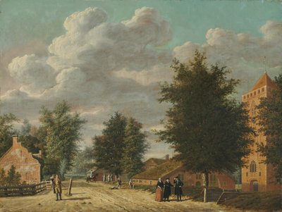 Vista del villaggio di Eemnes da Jordanus Hoorn