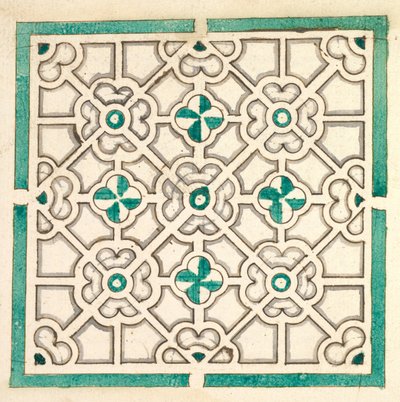 Progetto per un giardino con aiuole a forma di fiore, XVII secolo da Jorg Rurfinger