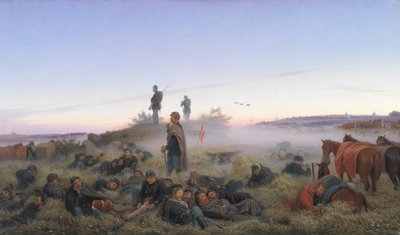 La mattina dopo la battaglia di Isted 25 luglio 1850 da Jorgen Valentin Sonne