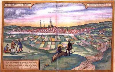Mappa di St Polten, da 