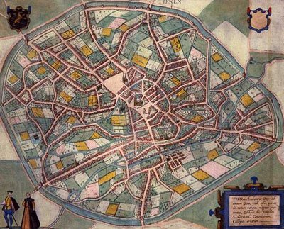 Mappa di Tienen, da 