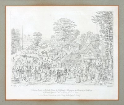 Festa a Horseydown, c.1590 da Joris Hoefnagel
