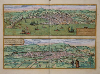 Mappa di Genova e Firenze, da 