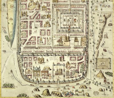 Mappa di Gerusalemme e dintorni, da 