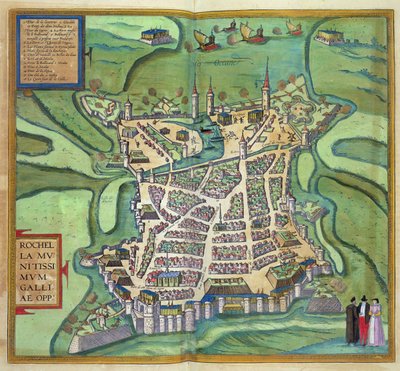 Mappa di La Rochelle, da 