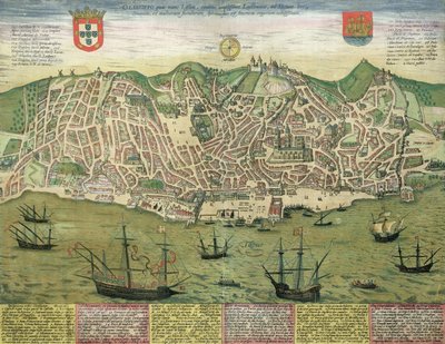 Mappa di Lisbona, da 