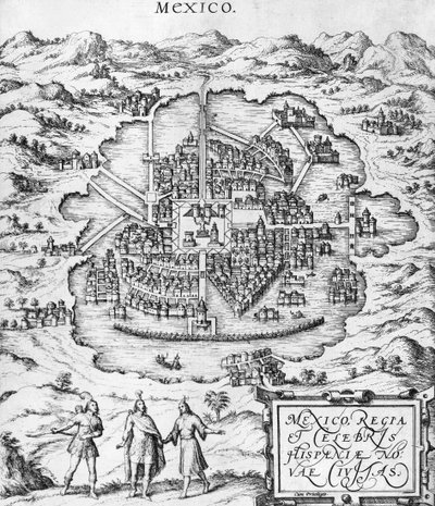 Mappa del Messico, illustrazione da 