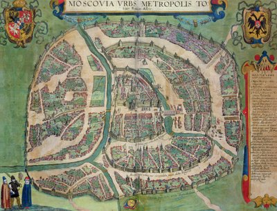 Mappa di Mosca, da 