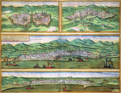 Mappa di Parma, Siena, Palermo e Drepanum, da 