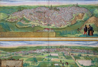 Mappa di Toledo e Valladolid, da 