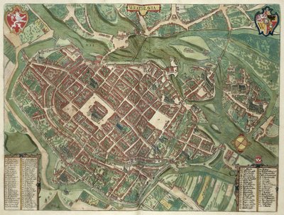 Mappa di WRATISLAVA Bresslaw, da 