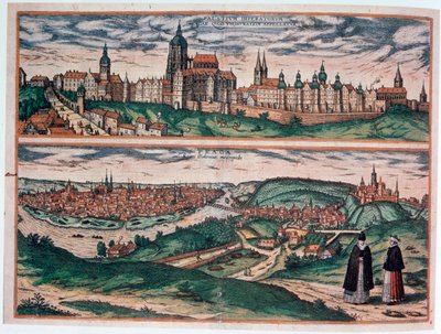 Veduta di Praga, c. 1572 da Joris Hoefnagel