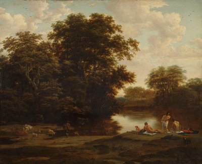 Paesaggio con bagnanti da Joris van der Haagen
