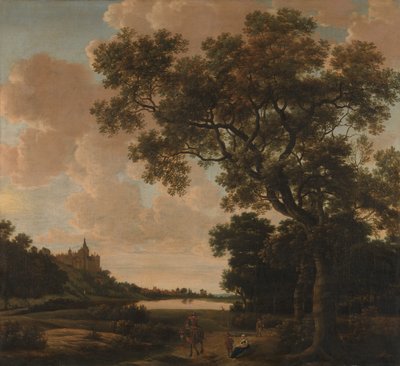 Paesaggio con lo Schwanenburg, Cleves da Joris van der Haagen