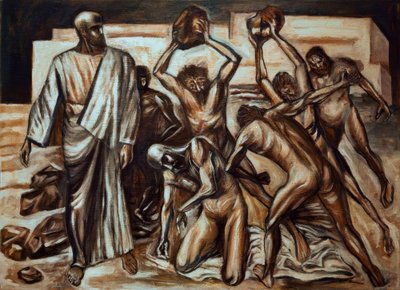 Il martirio di San Esteban da José Clemente Orozco