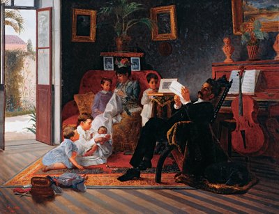 Scena della famiglia di Adolfo Pinto da José Ferraz de Almeida Júnior