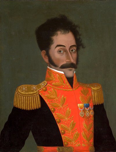 Ritratto di Simón Bolívar, c. 1823 da José Gil de Castro