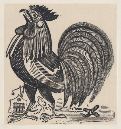 Un gallo, ca. 1880-1910 da José Guadalupe Posada