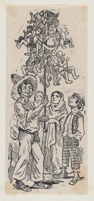Un Venditore di Giocattoli, ca. 1880-1910 da José Guadalupe Posada