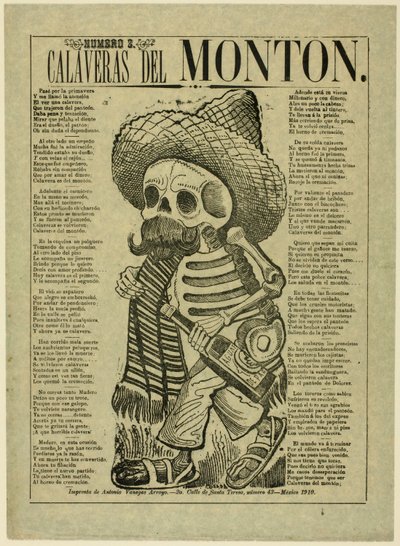 Calavera delle masse, n. 2 da José Guadalupe Posada