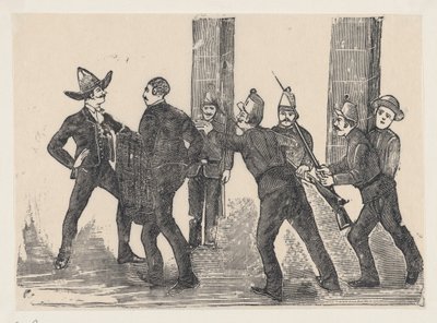 Esecuzione di Jesus Bruno Martinez, 1892 da José Guadalupe Posada